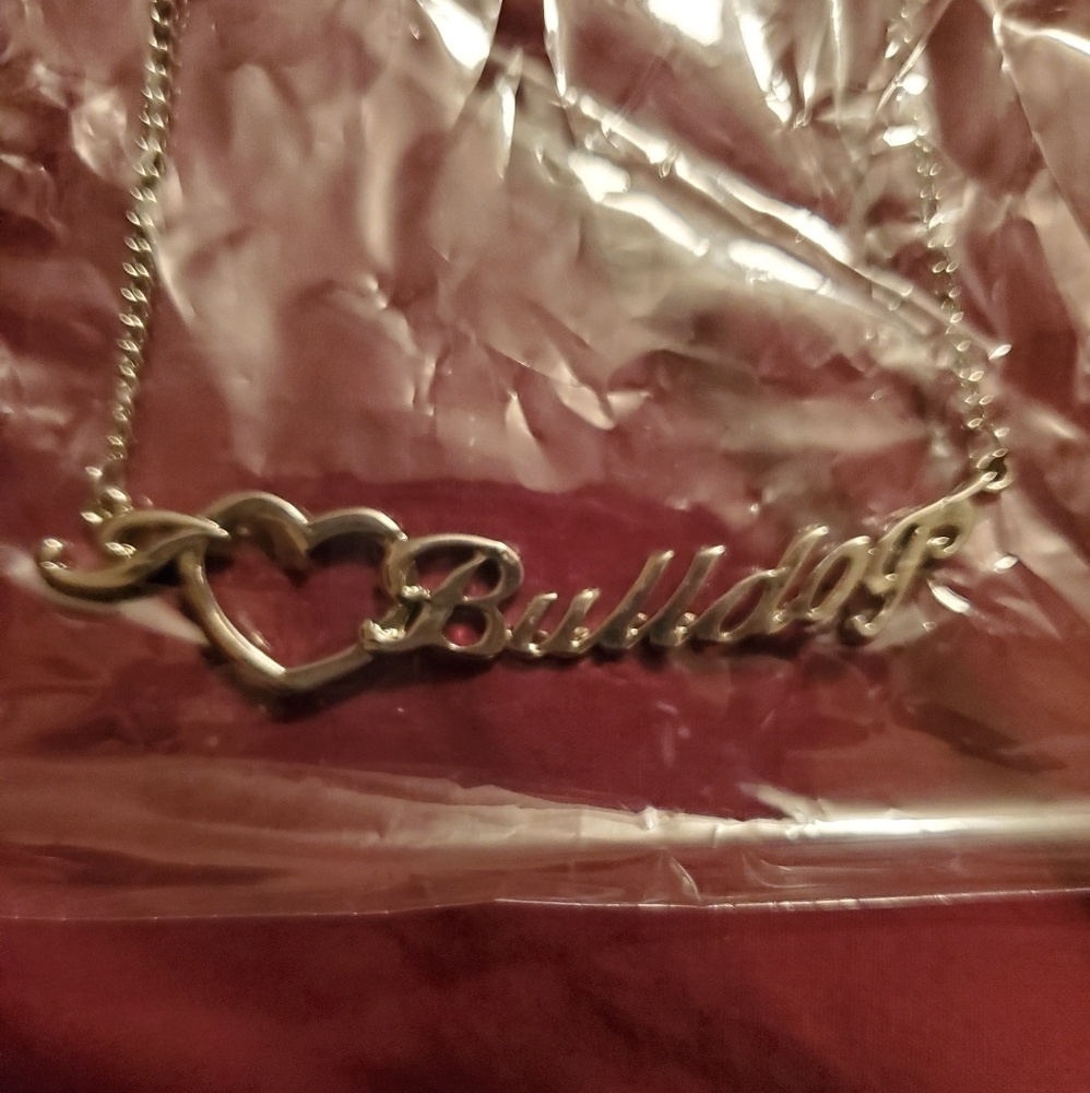 I Love Bulldogs (UGA) Necklace